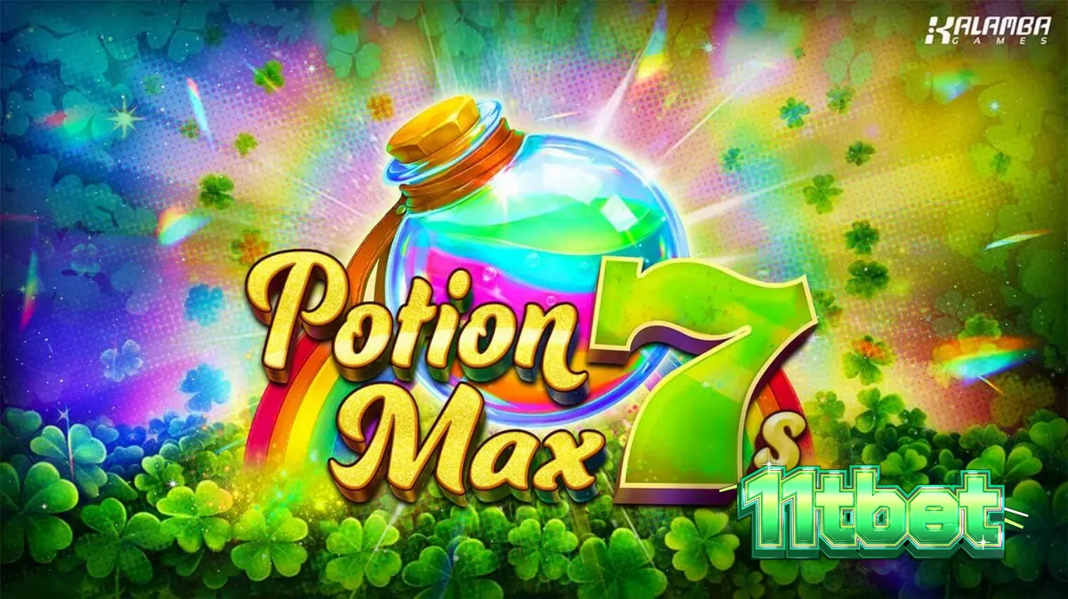 Tampilan visual slot Potion Max 7s dengan tema Irlandia dan simbol klasik